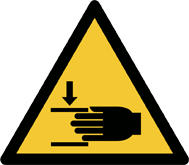 W024 Quetschgefahr fuer Hand